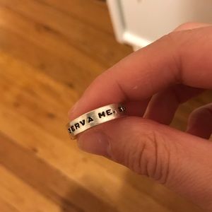 Marc Jacobs Sterling Silver Ring sz 6.5